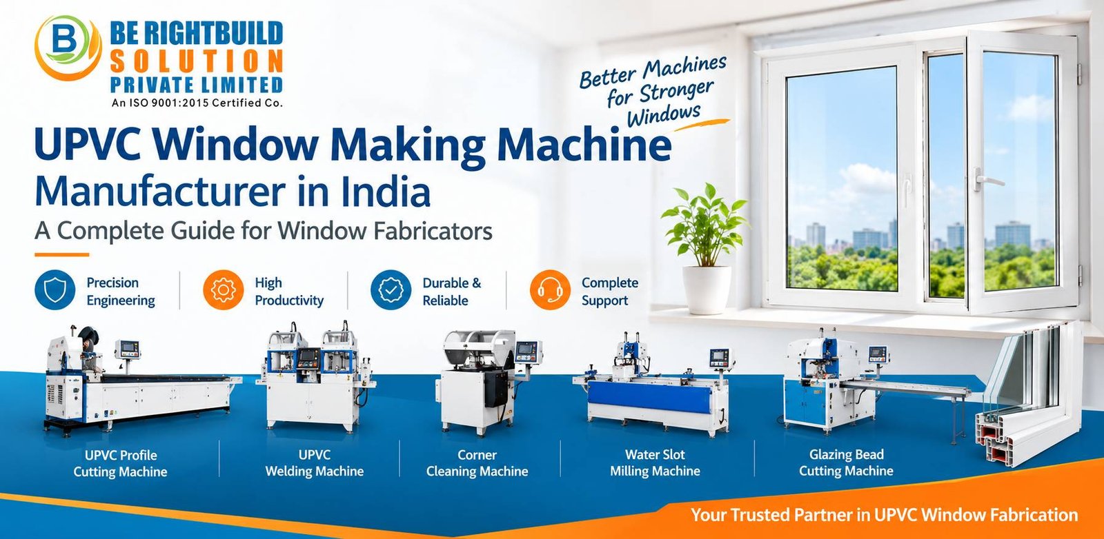 UPVC Window Making Machine Manufacturer in Manesar