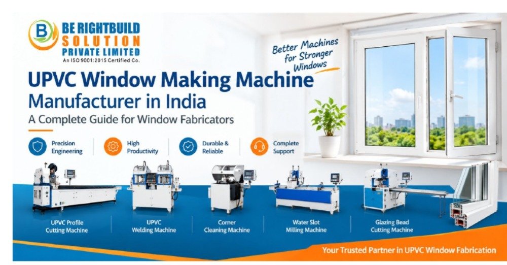 UPVC Window Making Machine Manufacturer in India